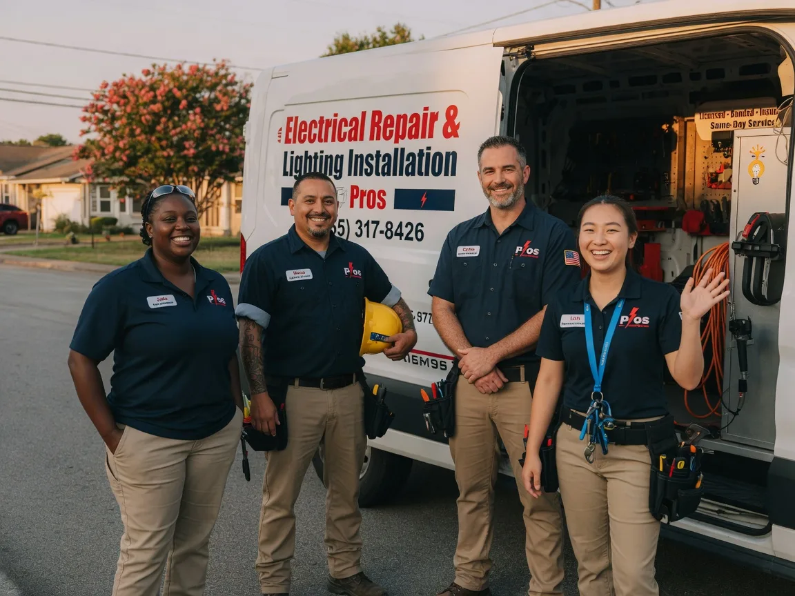 Licensed Electrician company in Sadler, TX